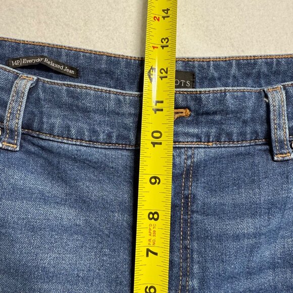 Talbots Women's Everyday Relaxed Stretch High Rise Blue Denim Jeans Size 14P - Picture 9 of 11